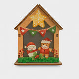 Enfeite De Natal Casa Luminosa Biscoito Natalino 9cm Decoração Casa