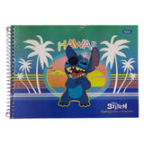 Caderno De Desenho E Cartografia Stitch 80F Foroni