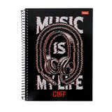 Caderno Universitário Capa Dura Cliff Boy 10 matérias Foroni