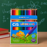 Lápis De Cor Com 24 Cores Sertic