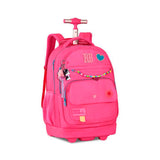 Mochila Escolar De Rodinha Rebecca Bonbon Love Colors Com Miçanga Original Clio