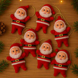 Enfeite Pendente Papai Noel 6cm Com 6