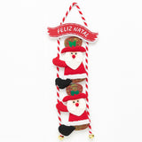 Enfeite De Porta Guirlanda De Natal Pendente Papai Noel/Boneco De Neve  Decoração Casa