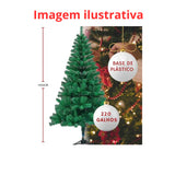 Anúncio Árvore De Natal Verde Tradicional Grande 1,50m/1,80m/2,10m/2,40m Até 600 Galhos