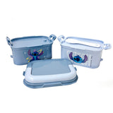 Mini Marmita Stitch Dupla Com Garfinho e Divisória 440ml