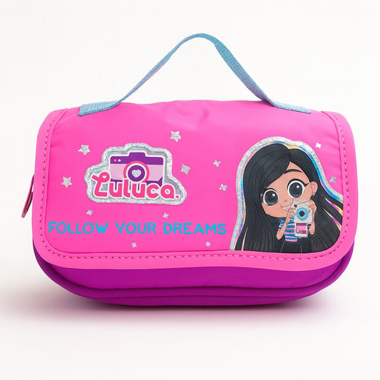 Estojo Triplo Escolar Luluca Oficial Coleção 2026 Clio