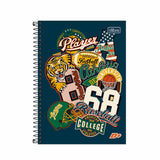 Caderno Espiral Capa Dura 1/4 D+ 200 Folhas Tilibra