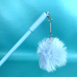 Caneta Com Chaveiro Pompom 0.7