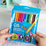 Hidrocor Canetinha Lavável Com 12 Cores Sertic