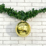 Bola Natal Decorada N° 15 Glitter Dourada