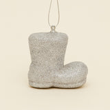 Enfeite De Natal Botinhas Glitter Com 4