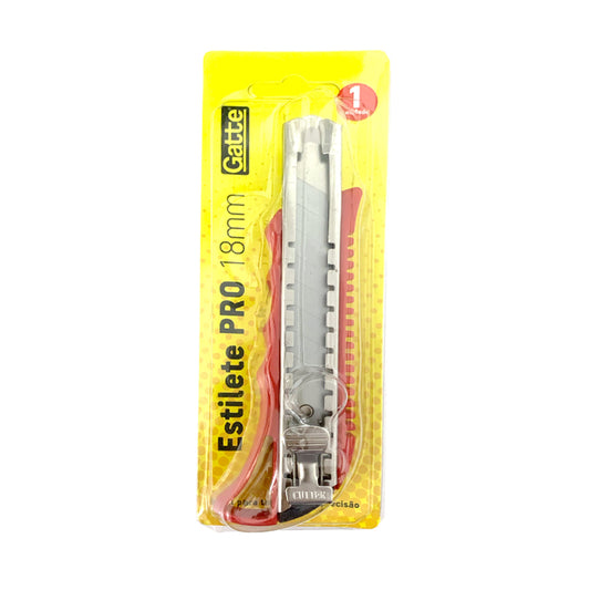 Estilete Profissional 18mm Gatte