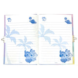 Diário Fofo Livro de Segredos Stitch Com Caneta Pompom Chave e Cadeado Infantil