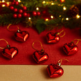 Enfeite de Natal Coração Com 8