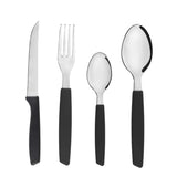 Jogo de Talheres Inox 16 Peças Color Vermelho/Preto Original Line