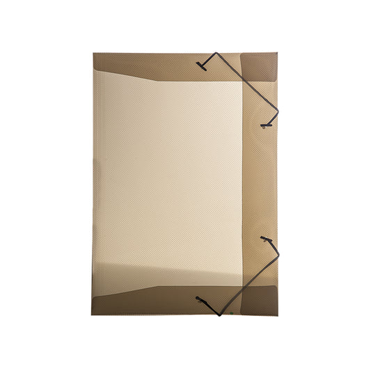 Pasta Plástica Aba 1/2 Ofício Fumê Dello