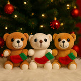 Ursinho Natalino De Pelúcia 15cm