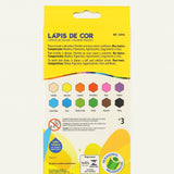 Lápis de Cor Com 12 Cores Acrilex