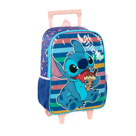 Mochila Infantil De Rodinha Stitch Original Luxcel