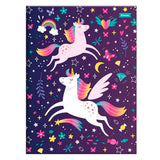 Caderno Universitário Brochura Unicórnio 80 folhas Foroni