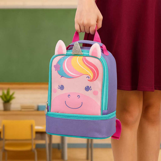 Lancheira Infantil Mini Pets Unicórnio Clio