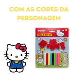 Massinha de Modelar Hello Kitty Com Moldes Leo&Leo