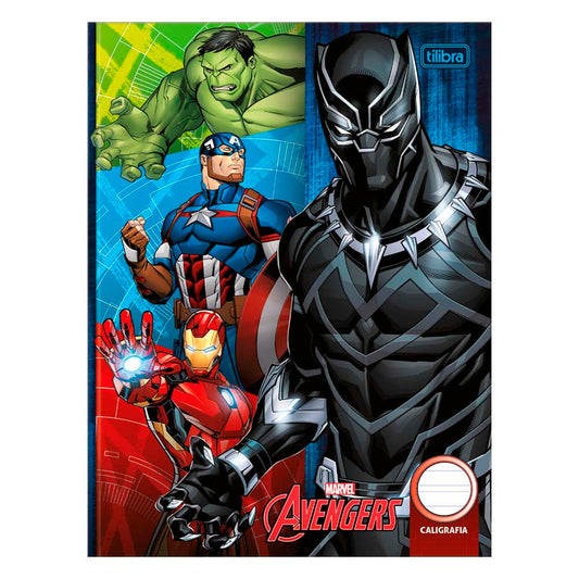 Caderno Caligrafia Avengers Tilibra
