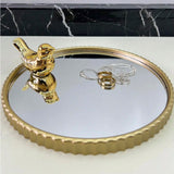 Bandeja Decorativa Espelhada para Jóias Lavabo Decoração Casa Multiuso R$18,99 - R$46,99