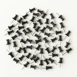 Alfinetes Tachinhas Pretas Para Quadro Mapa Com 40 Win Paper