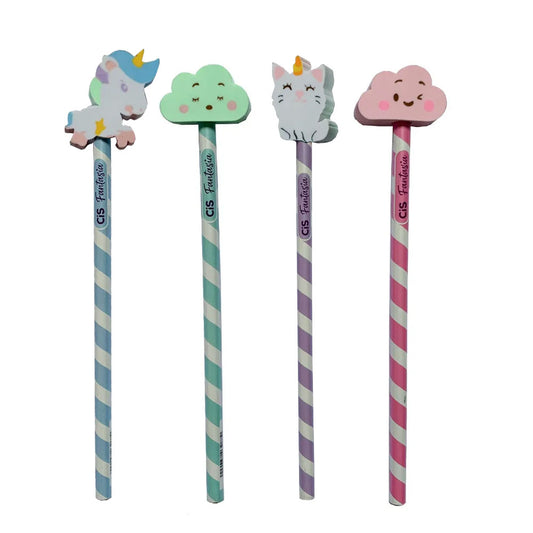 Lápis Com Borracha Mundo Dos Sonhos Sertic