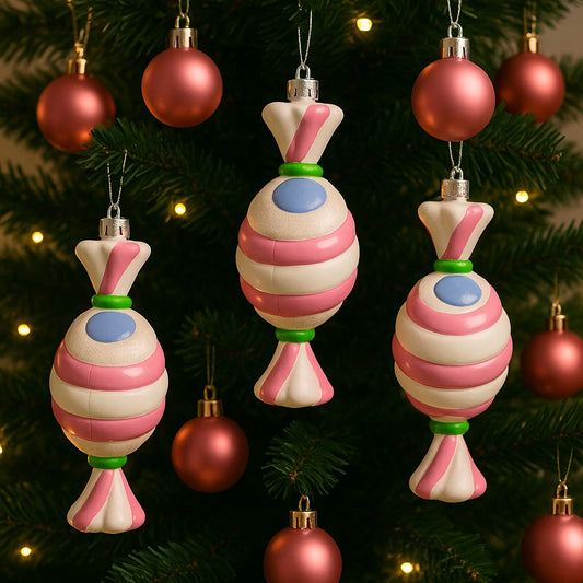Enfeite de Natal Bala Candy