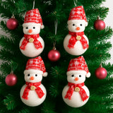 Enfeite Boneco De Neve Cachecol