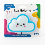 Luz Noturna Infantil Mini Abajur De Tomada Bivolt Astronauta/Nuvem