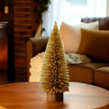 Mini Árvore De Natal Pinheiro Dourada 30Cm