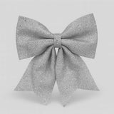 Enfeite Laço De Natal Para Árvore Decoração Color Glitter 20Cm