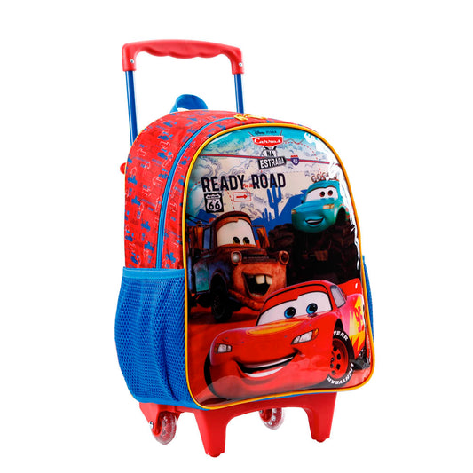 Mochila Infantil Roda Carros Na Estrada Original Xeryus