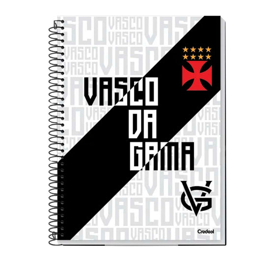 Caderno Universitário Vasco da Gama 10 Matérias Credeal