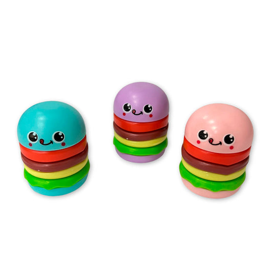 Apontador e Borracha Hamburguer  Sky Papper