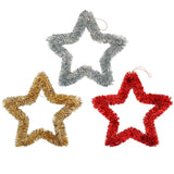 Estrela De Natal Decorada Festão 30Cm