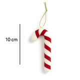 Enfeite De Natal Pendente Bengala Decoração Para Árvore