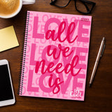 Caderno Grande Universitário Capa Dura 1 Matéria 80 Folhas It's Cool Nova Cadernos