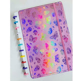 Caderno De Disco Holográfico Grande Borboletas