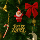 Kit Enfeite De Natal Sortido Com 12