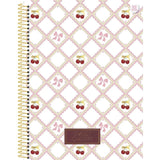 Caderno Grande Universitário Sweet Cherry Cereja Capa Dura 1 Matéria 80 Folhas Animativa