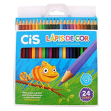 Lápis De Cor Com 24 Cores Sertic