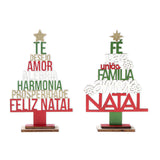 Enfeite Árvore de Natal Com Frases