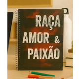 Anúncio Caderno Grande Capa Dura 1 Matéria/10 Matérias Rubro Negro