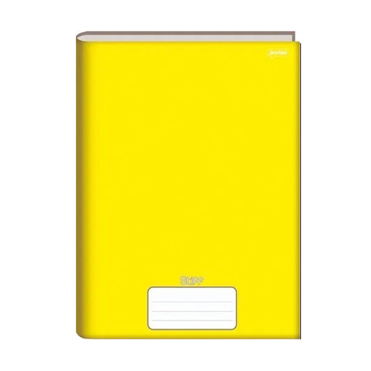 Caderno Universitário Brochura 48 Folhas Stiff Amarelo Jandaia