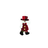 Enfeite Natal Bonecos Papai Noel Boneco de neve 18cm