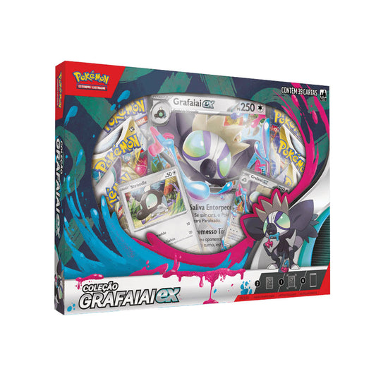 Box Pokémon Coleção Grafaiai Ex Copag